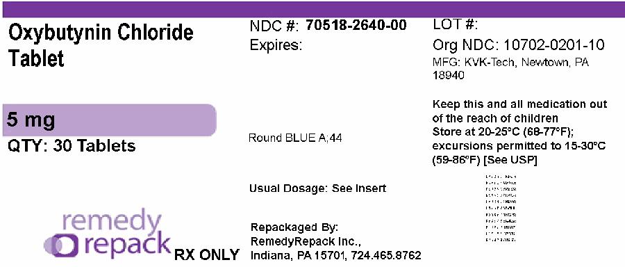Oxybutynin Chloride